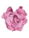 Tête de gardénia stabilisé fleur de cerisier, rose clair, vue de dessus