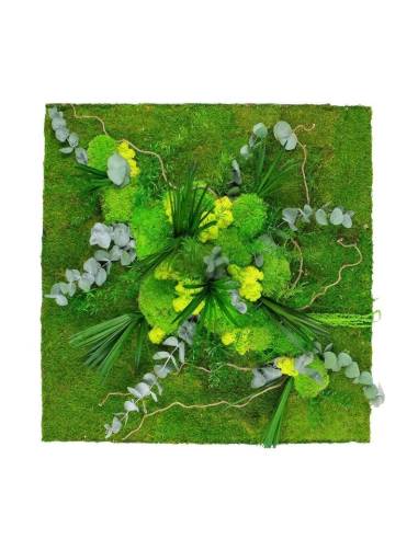 Tableau végétal stabilisé carré XL Spring Forest, vue 3