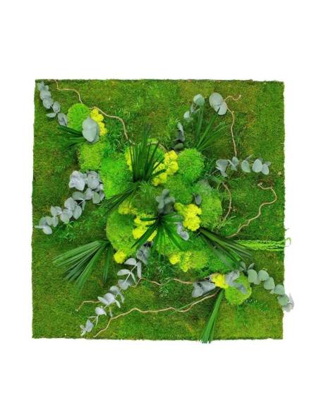 Tableau végétal stabilisé carré XL Spring Forest, vue 3