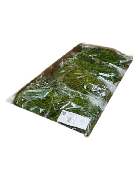 Carton ouvert contenant plusieurs sachets de mousse plate stabilisée