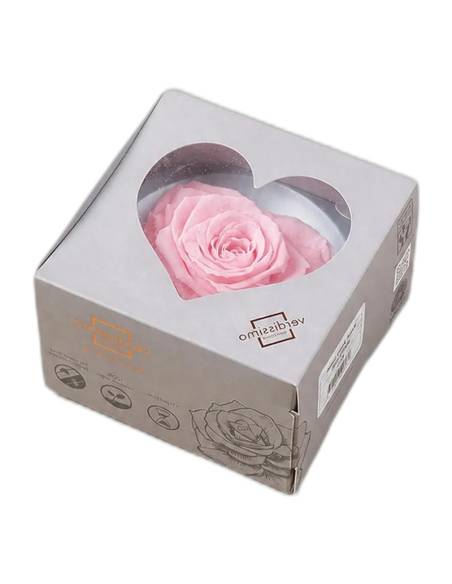 Rose éternelle en forme de cœur, petit modèle, vue 3 sur 6