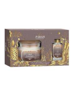 Coffret de Noël bougie 300 ml et diffuseur 100 ml Encens et Myrrhe