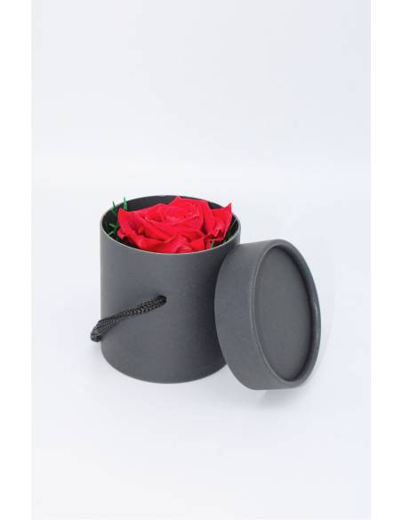 Mini box rose éternelle Rouge, vue 4