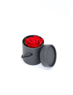 Mini box rose éternelle Rouge