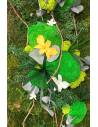 Tableau végétal stabilisé slim XL orchidées Jaune & Blanc, vue 2