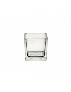 Vase cube en verre 6
