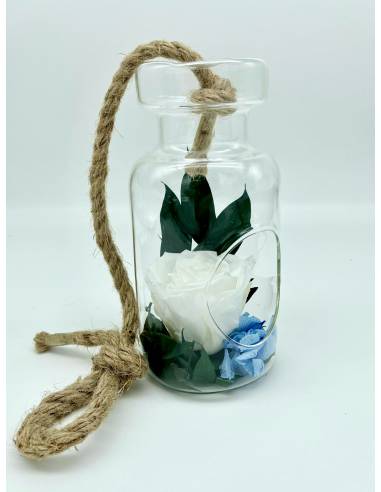 Suspension Bottle Blanc & Bleu, vue 3