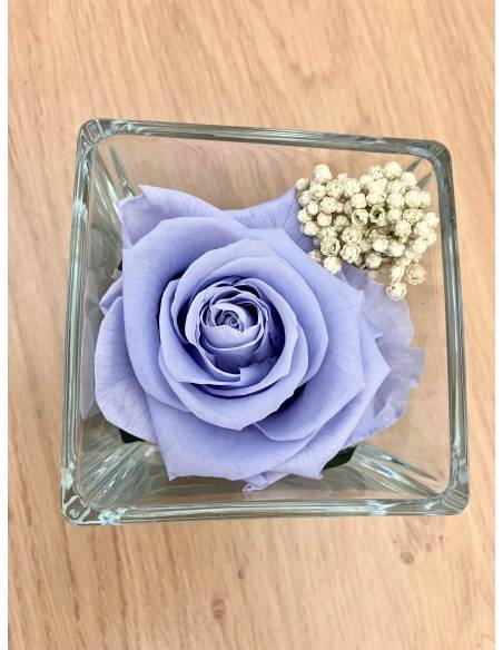 Cube déco rose éternelle lila, vue 5