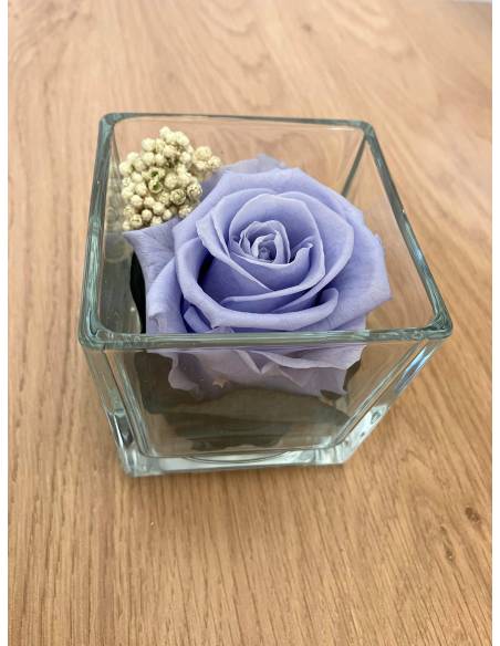 Cube déco rose éternelle lila, vue 6