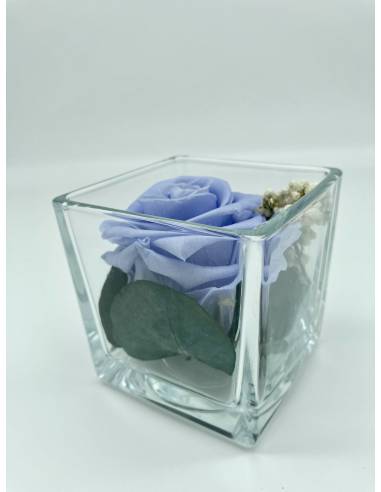 Cube déco rose éternelle lila, vue 4