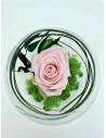 Boule déco rose éternelle Rose lichen, vue 4