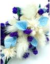 Barrette de Fleurs Préservées - Douceur bleutée, vue 4