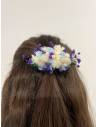 Barrette de Fleurs Préservées - Douceur bleutée, vue 5