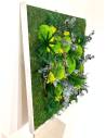Tableau végétal stabilisé carré XL Spring Forest, vue 2