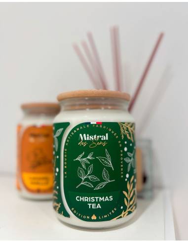 Bougie parfumée au parfum de Grasse - Christmas tea, vue 4
