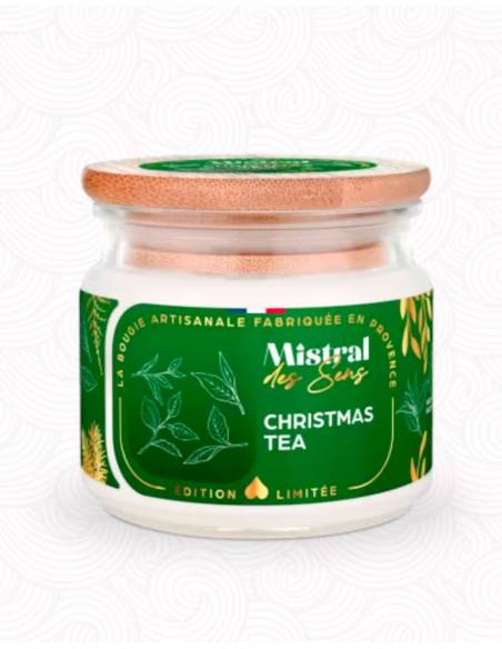Bougie parfumée au parfum de Grasse - Christmas tea, vue 1