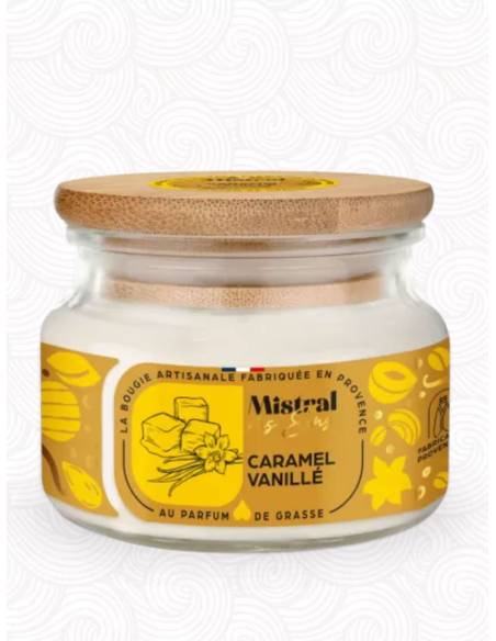 Bougie parfumée au parfum de Grasse - Caramel vanillé, vue 2