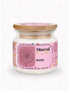 Bougie parfumée au parfum de Grasse - Rose 2