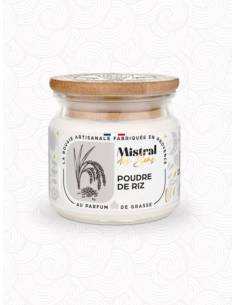 Bougie parfumée au parfum de Grasse - Poudre de Riz 2