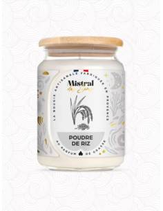 Bougie parfumée au parfum de Grasse - Poudre de Riz