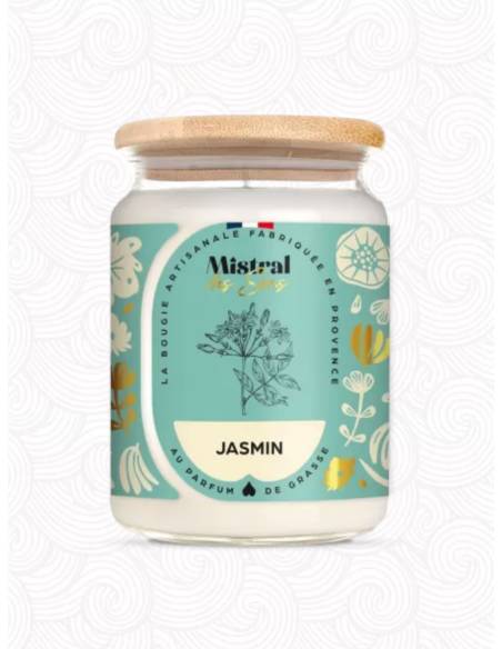 Bougie parfumée au parfum de Grasse - Jasmin, vue 3