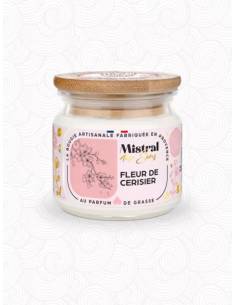 Bougie parfumée au parfum de Grasse - Fleur de Ceriser 2