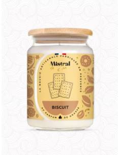 Bougie parfumée au parfum de Grasse - Biscuit