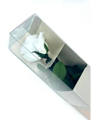 Rose éternelle stabilisée Blanche - Gift box, vue 4