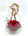 Suspension globe "Rose éternelle Rouge", vue 6