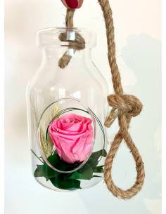 Suspension Bottle rose éternelle Rose clair 2