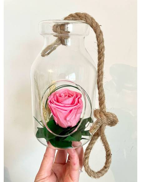 Suspension Bottle rose éternelle Rose clair, vue 5