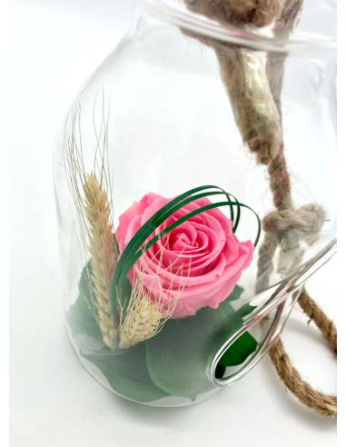 Suspension Bottle rose éternelle Rose clair, vue 4