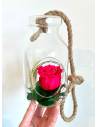 Suspension Bottle Rose éternelle Fuschia, vue 3