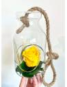Suspension Bottle Rose éternelle Jaune, vue 3