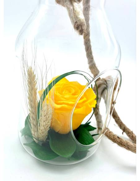 Suspension Bottle Rose éternelle Jaune, vue 5