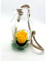 Suspension Bottle Rose éternelle Jaune