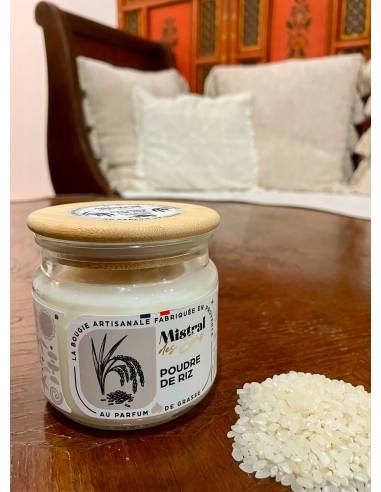 Bougie parfumée au parfum de Grasse - Poudre de Riz, vue 4